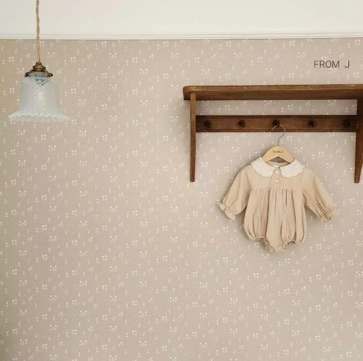 From J - Korean Baby Fashion - #babylifestyle - Lace Collar Bodysuit - 10