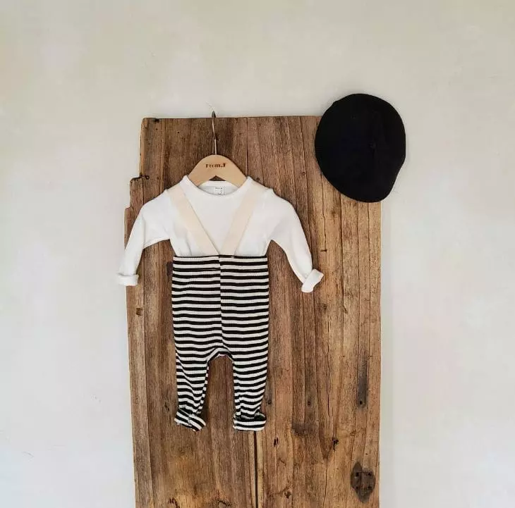 From J - Korean Baby Fashion - #babyoninstagram - Stripes Leggings - 9
