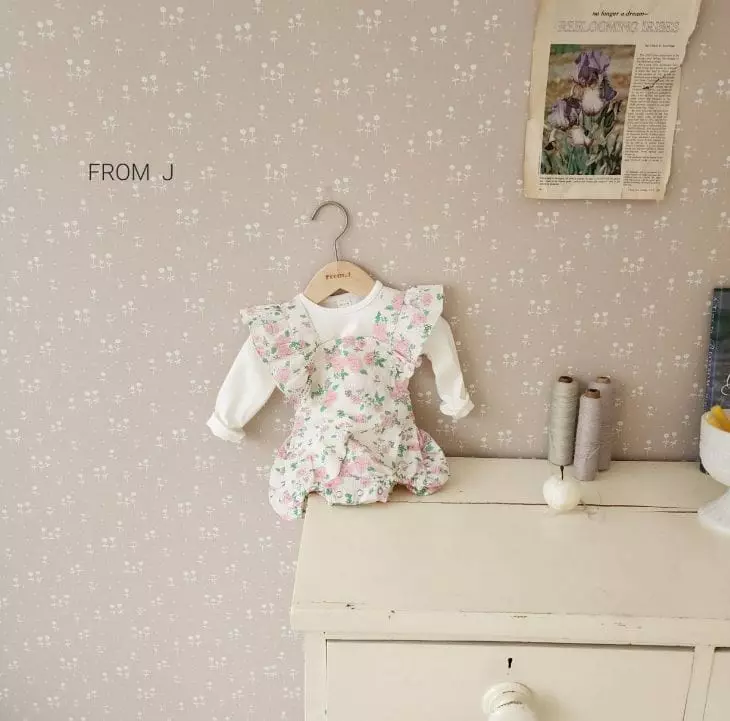 From J - Korean Baby Fashion - #babyoninstagram - Nana Flower Bodysuit - 2