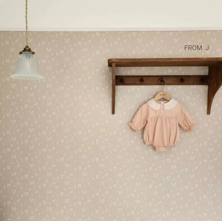 From J - Korean Baby Fashion - #babyoninstagram - Lace Collar Bodysuit - 11