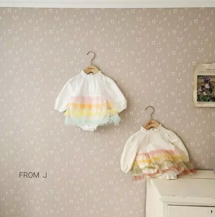 From J - Korean Baby Fashion - #babyoninstagram - Cancan Dress Bodysuit - 7