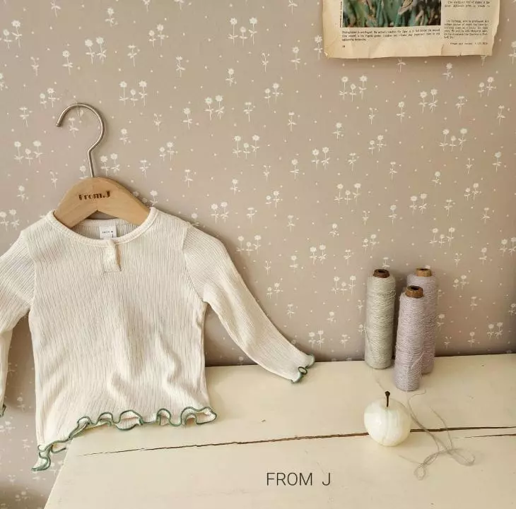 From J - Korean Baby Fashion - #babyootd - Bebe Daisy Top Bottom Set - 5