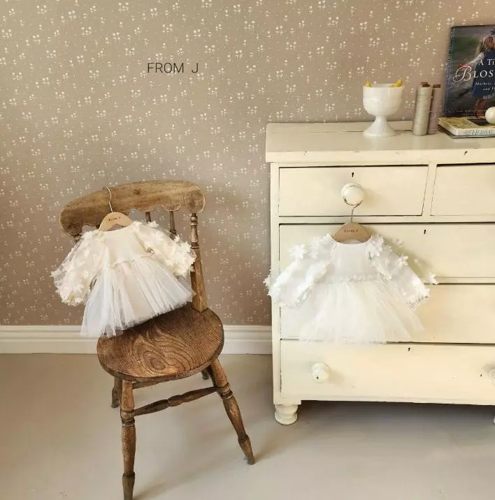 From J - Korean Baby Fashion - #babyootd - Flower Bling Sha Bodysuit - 7