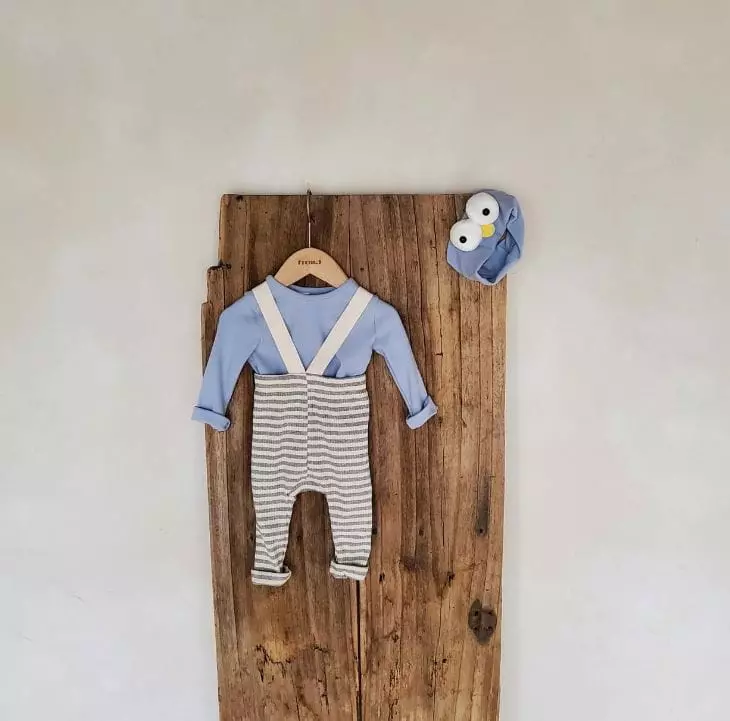 From J - Korean Baby Fashion - #babyoutfit - Stripes Leggings - 11