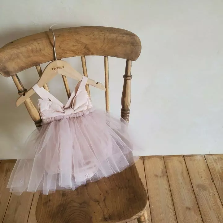 From J - Korean Baby Fashion - #babyoutfit - Ribbon Shasha Bodysuit - 9