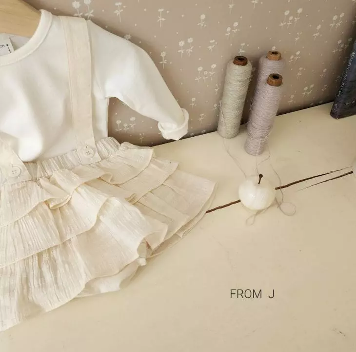 From J - Korean Baby Fashion - #babyoutfit - Cancan Dungarees Bloomer - 5