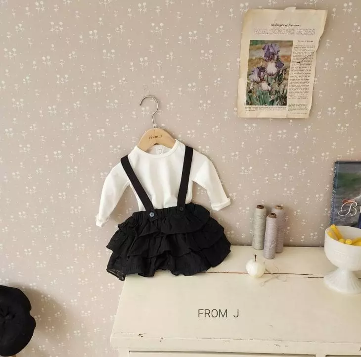 From J - Korean Baby Fashion - #babyoutfit - Cancan Dungarees Bloomer - 6