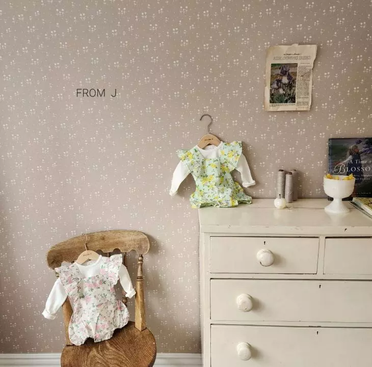 From J - Korean Baby Fashion - #babywear - Nana Flower Bodysuit - 6