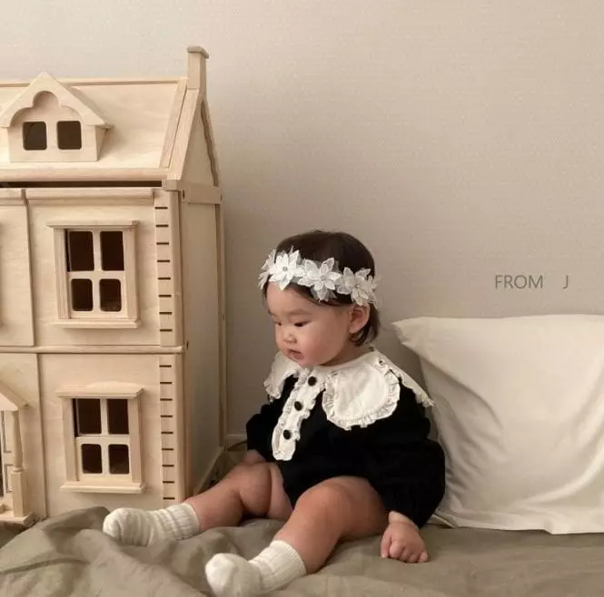 From J - Korean Baby Fashion - #babywear - Bli Collar Bodysuit