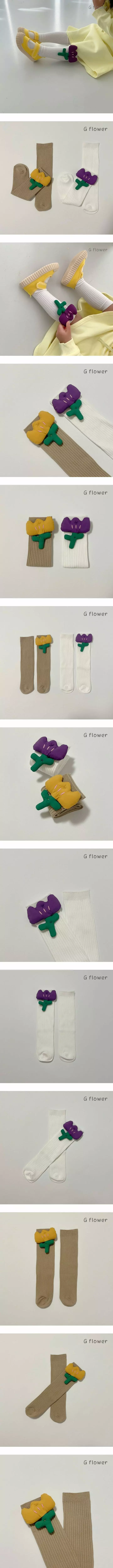 G Flower - Korean Children Fashion - #childofig - Tulip Knee Socks