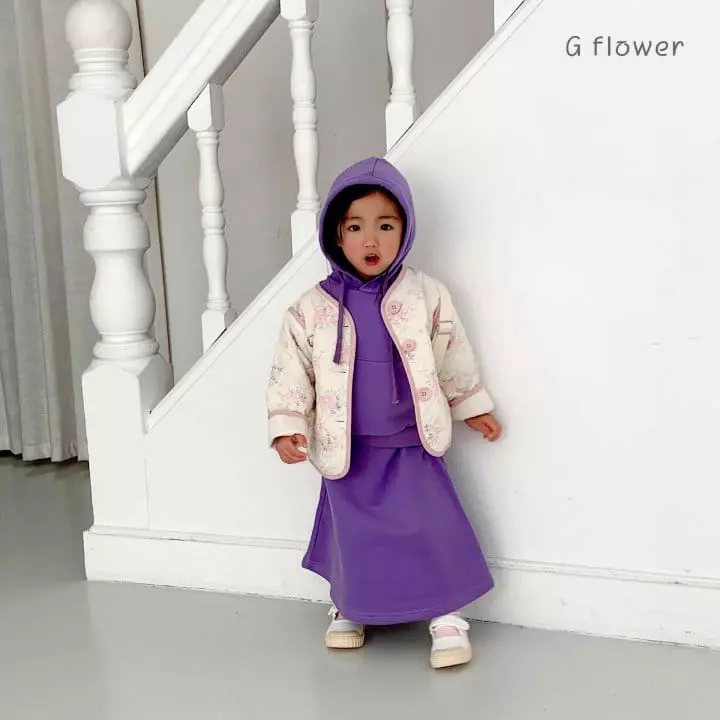 G Flower - Korean Children Fashion - #littlefashionista - Flower Quilting Jacket - 8