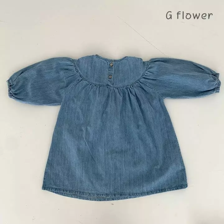 G Flower - Korean Children Fashion - #minifashionista - Denim One-piece - 9