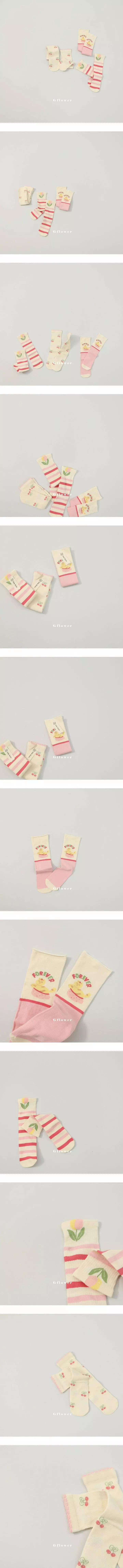 G Flower - Korean Children Fashion - #prettylittlegirls - Pink Knee Socks