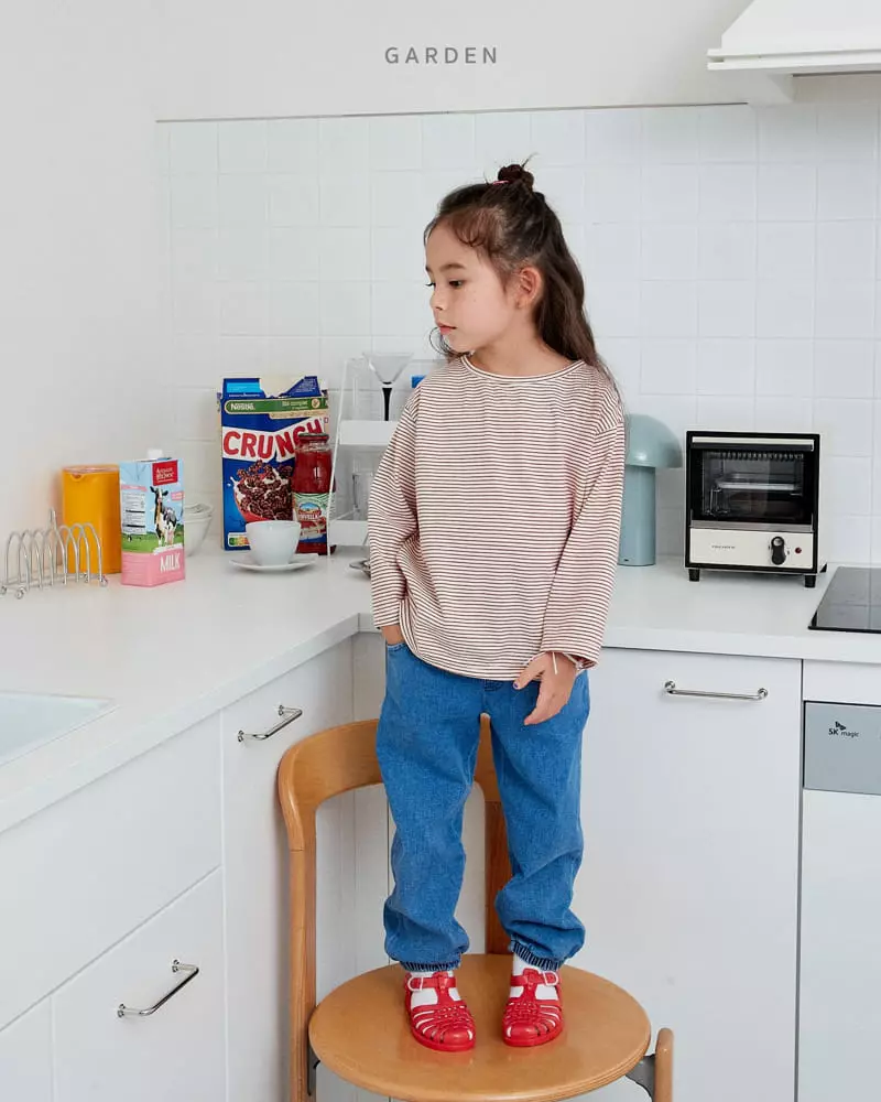 Garden - Korean Children Fashion - #Kfashion4kids - Piping Tee - 9