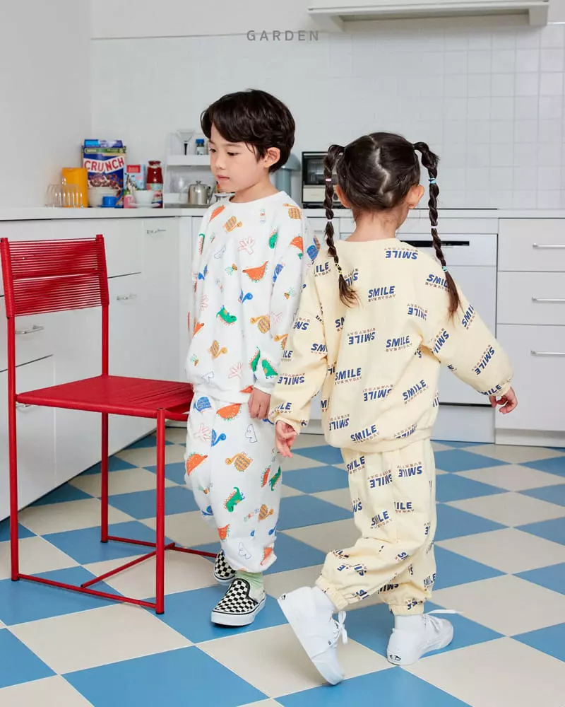 Garden - Korean Children Fashion - #Kfashion4kids - Paint Top Bottom Set - 5
