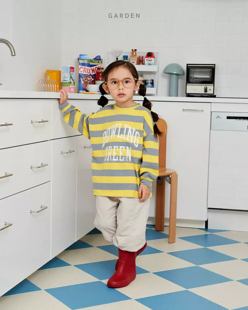 Garden - Korean Children Fashion - #Kfashion4kids - Stripes Tee - 2