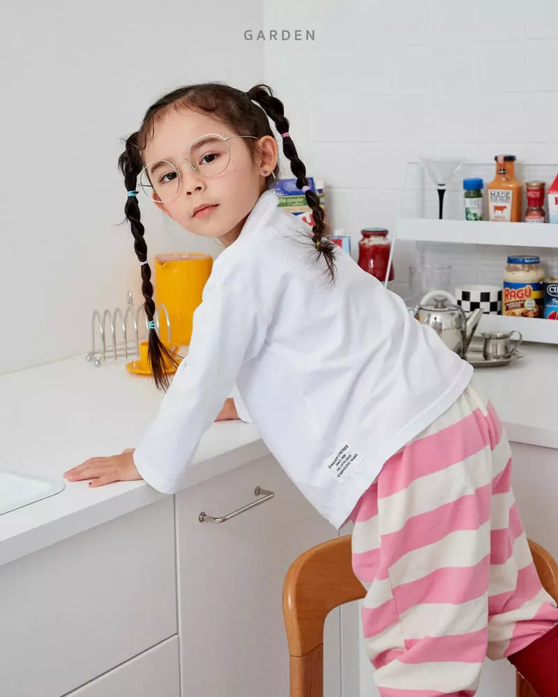 Garden - Korean Children Fashion - #childofig - Piping Tee
