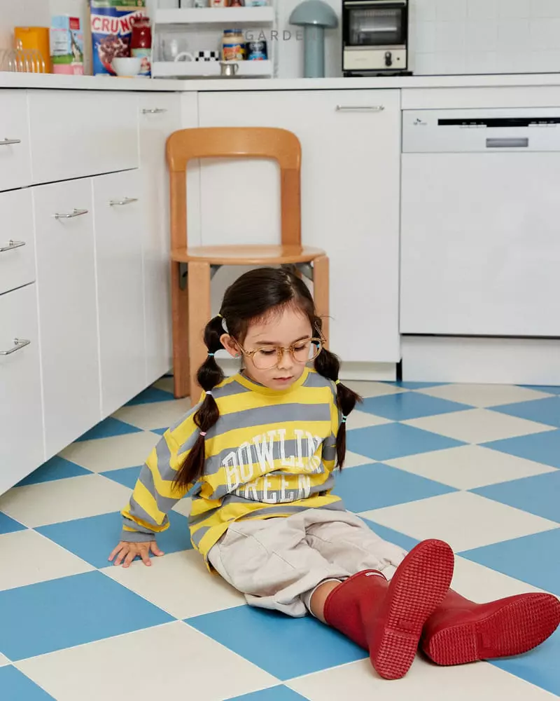 Garden - Korean Children Fashion - #childofig - Stripes Tee - 7