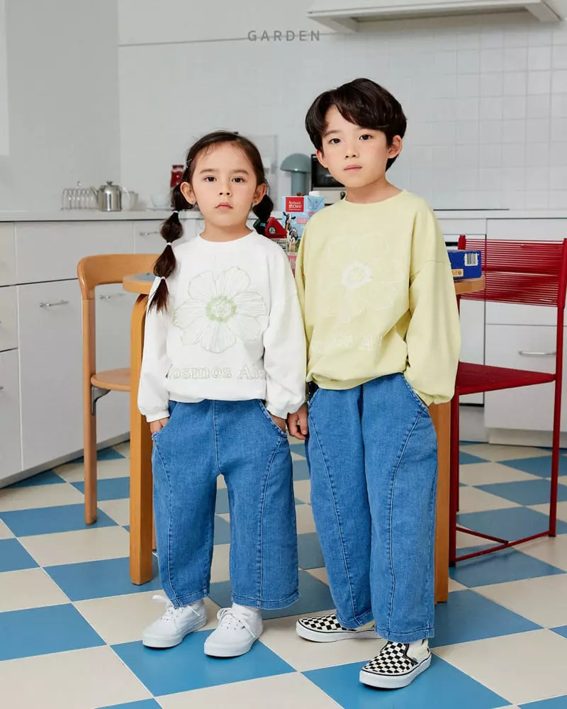Garden - Korean Children Fashion - #childrensboutique - Big Flower Sweatshirt - 10