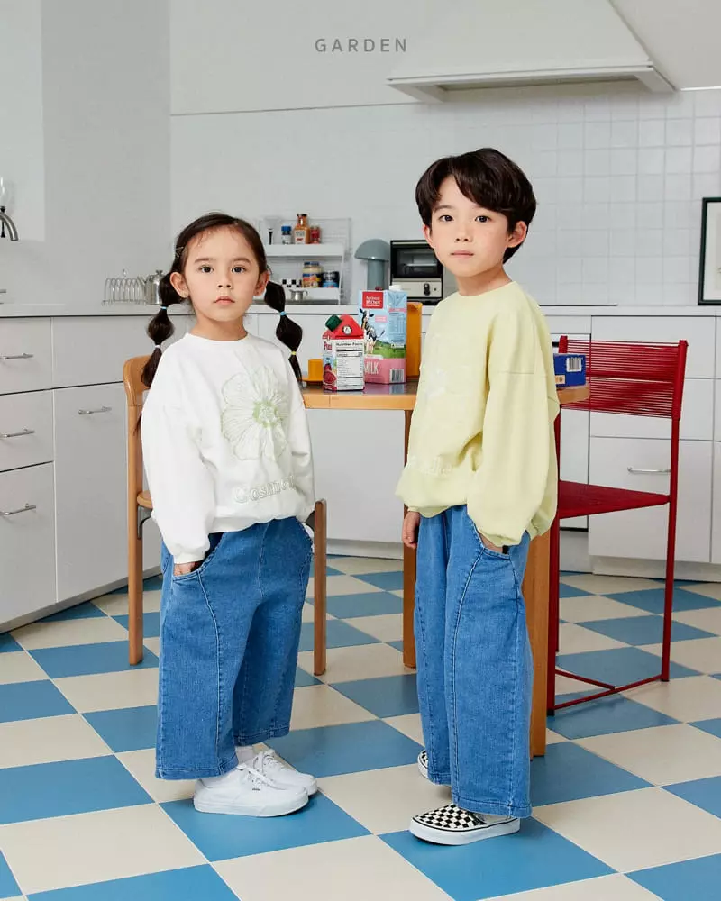 Garden - Korean Children Fashion - #designkidswear - Big Flower Sweatshirt - 11