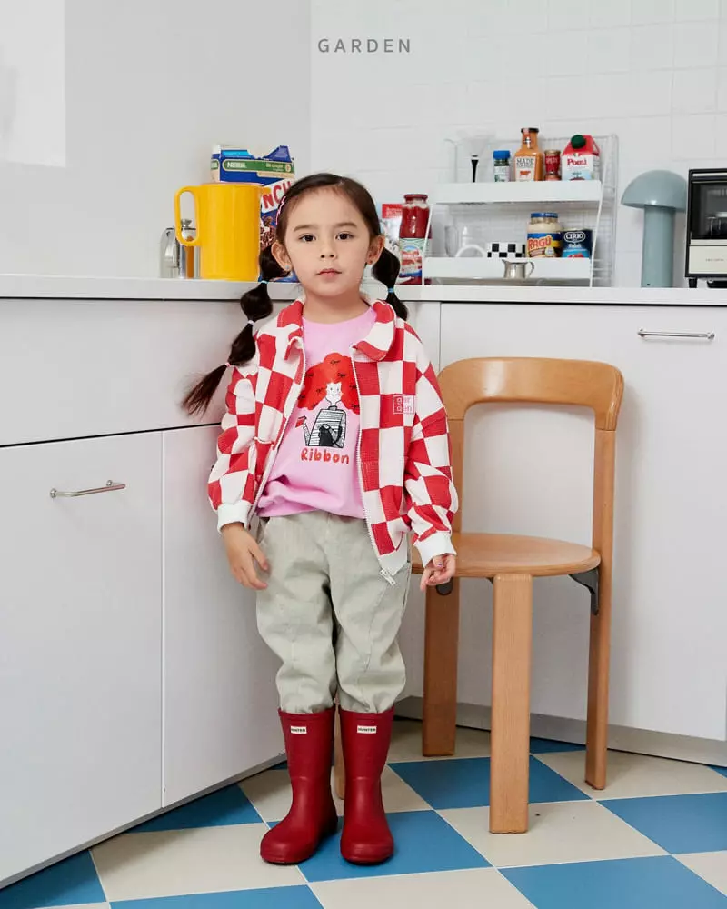 Garden - Korean Children Fashion - #discoveringself - Stand Collar Zip-up - 8