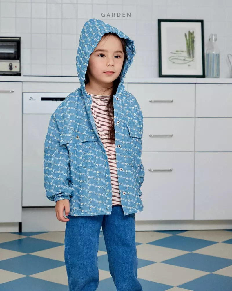 Garden - Korean Children Fashion - #discoveringself - Denim Hoody Jumper - 7