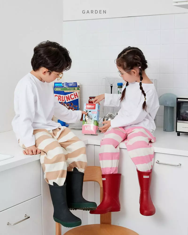Garden - Korean Children Fashion - #discoveringself - Big Stripes Pants - 2