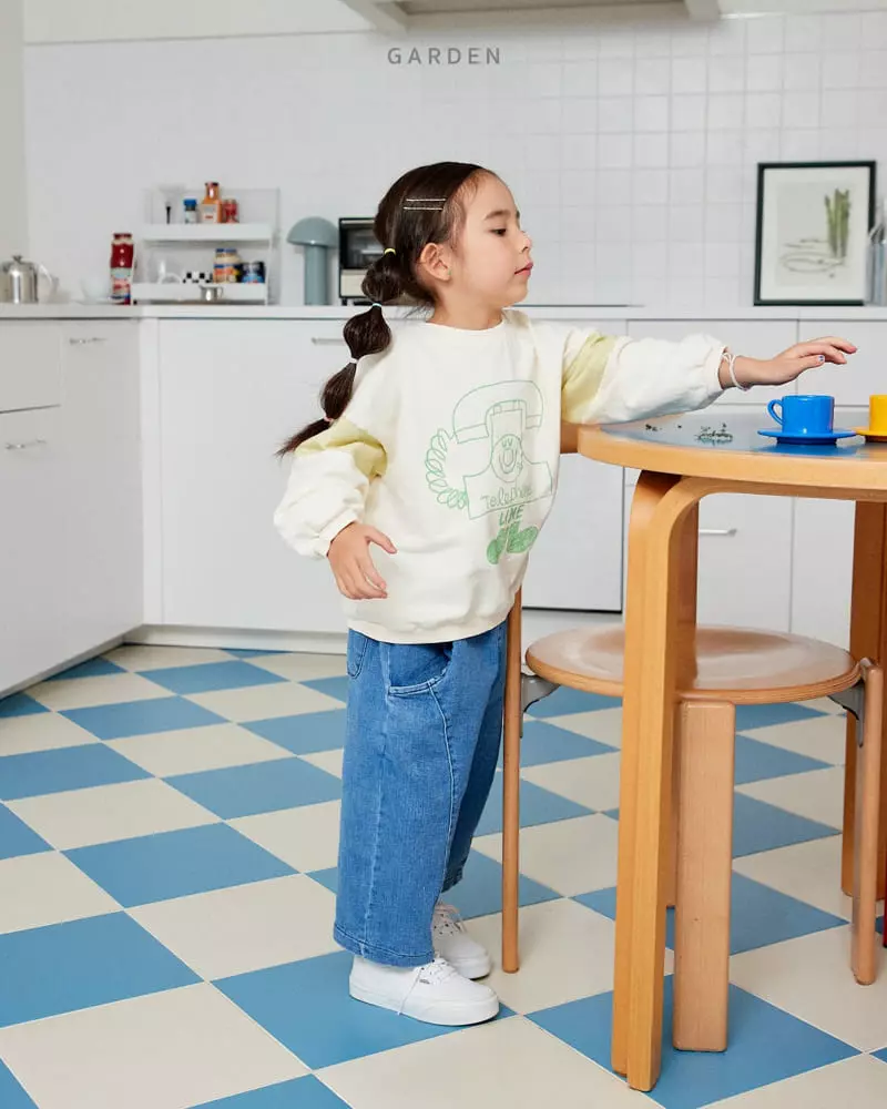 Garden - Korean Children Fashion - #fashionkids - Telephone Sweatshirt - 3