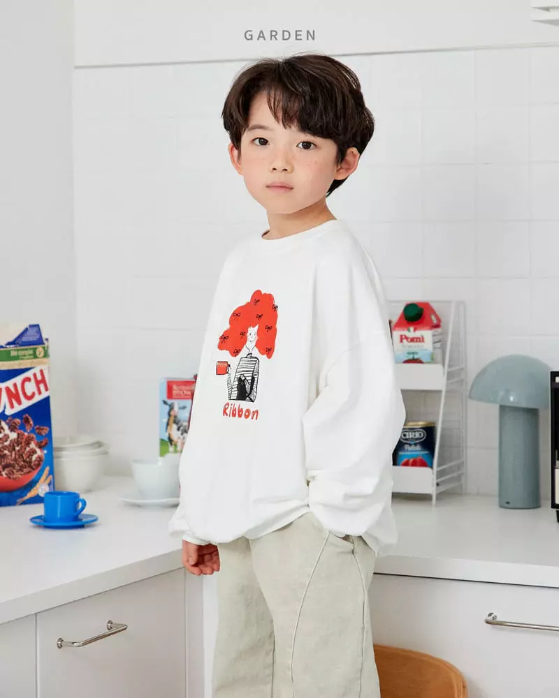 Garden - Korean Children Fashion - #fashionkids - Ribbon Sweatshirt - 6