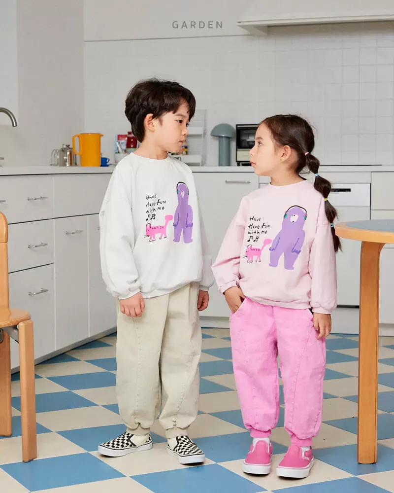 Garden - Korean Children Fashion - #kidsshorts - Head Phone Sweatshirt