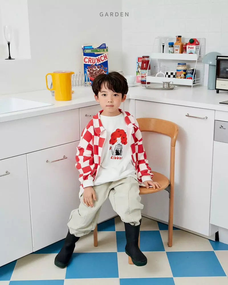 Garden - Korean Children Fashion - #kidzfashiontrend - Stand Collar Zip-up - 12