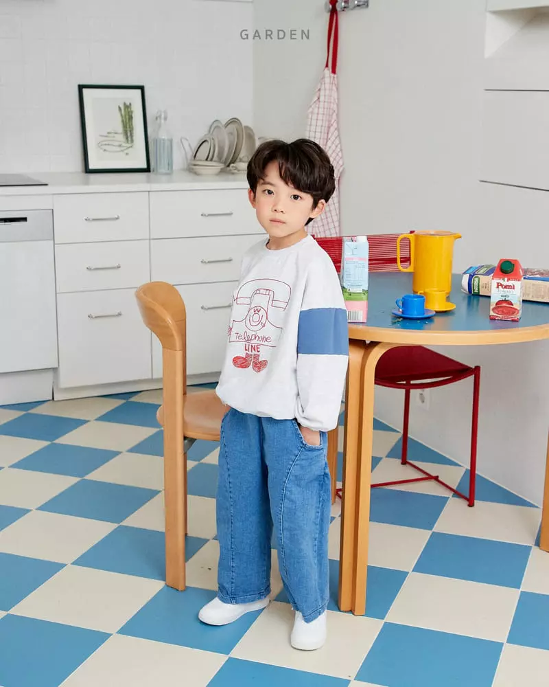 Garden - Korean Children Fashion - #kidzfashiontrend - Telephone Sweatshirt - 6