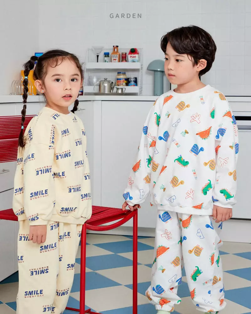 Garden - Korean Children Fashion - #kidsstore - Paint Top Bottom Set - 4