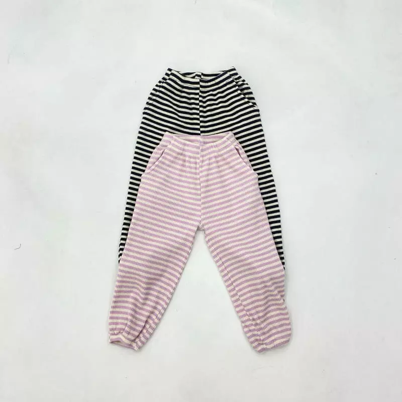 Garden - Korean Children Fashion - #magicofchildhood - Rib Pants - 12