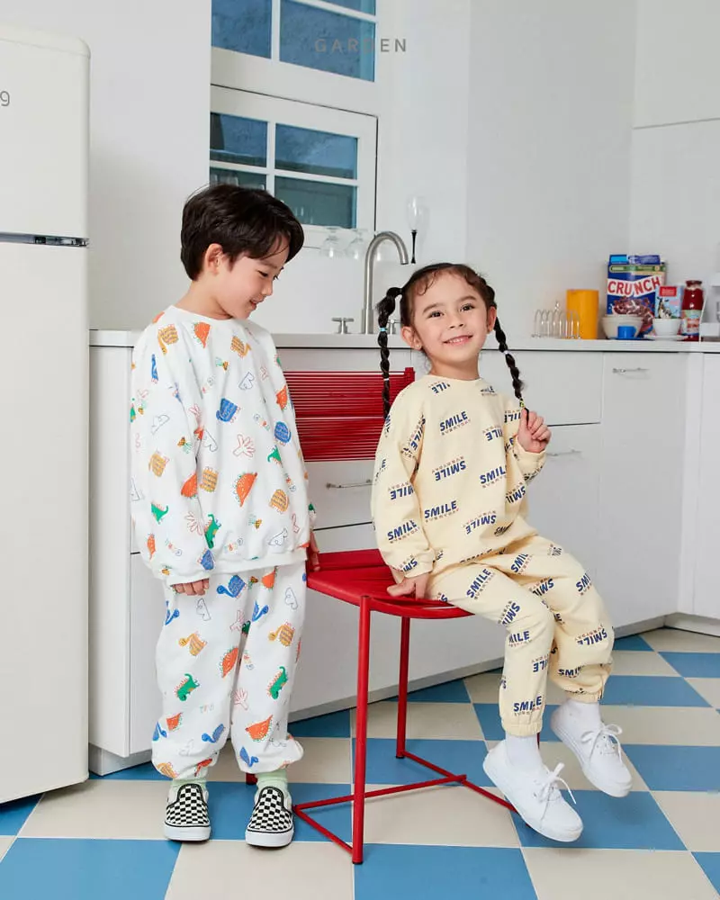 Garden - Korean Children Fashion - #magicofchildhood - Paint Top Bottom Set - 7