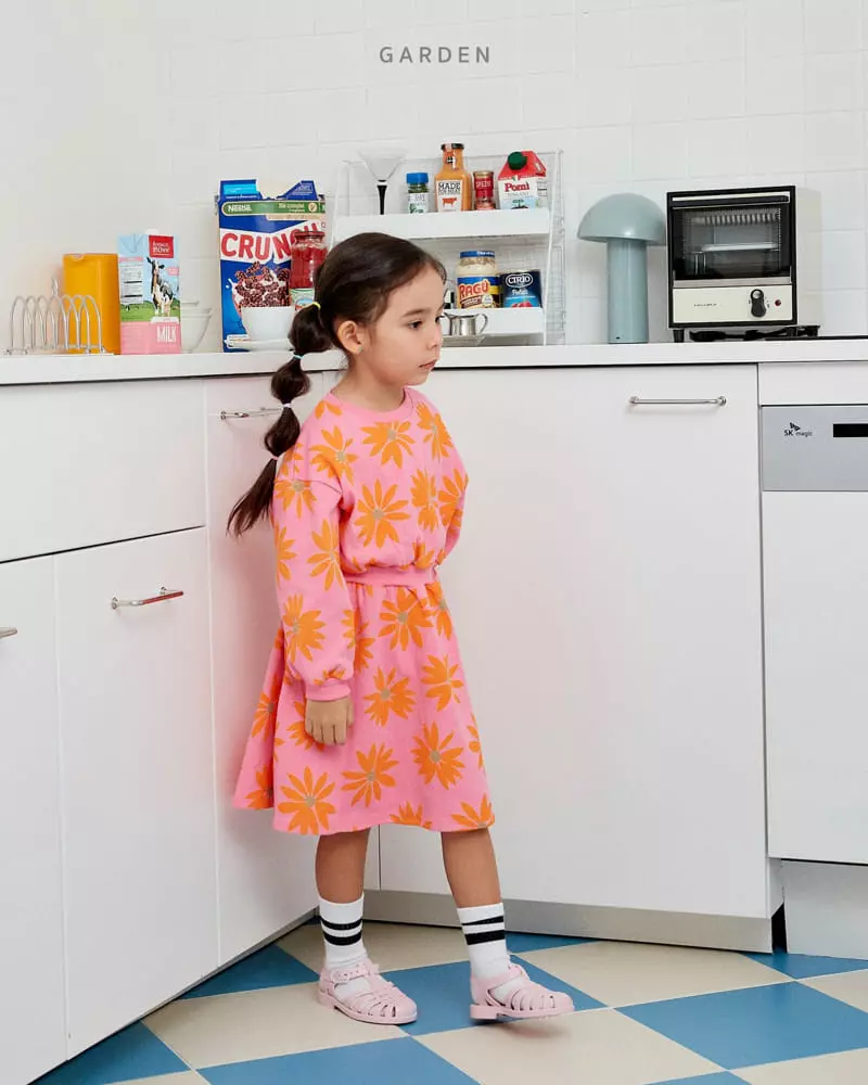 Garden - Korean Children Fashion - #minifashionista - Flower One-piece - 2
