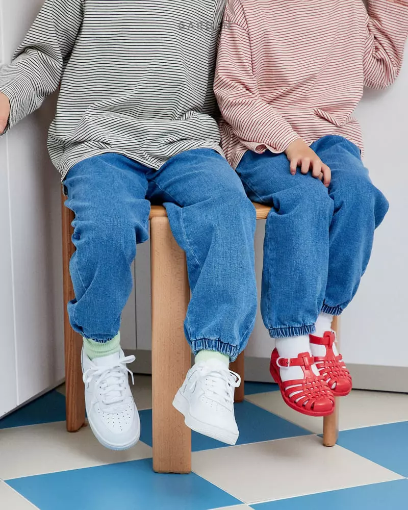 Garden - Korean Children Fashion - #minifashionista - Denim Pants - 8
