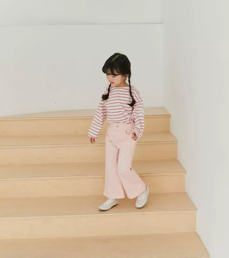 Ggomare - Korean Children Fashion - #discoveringself - Stripes Tee with Mom - 7