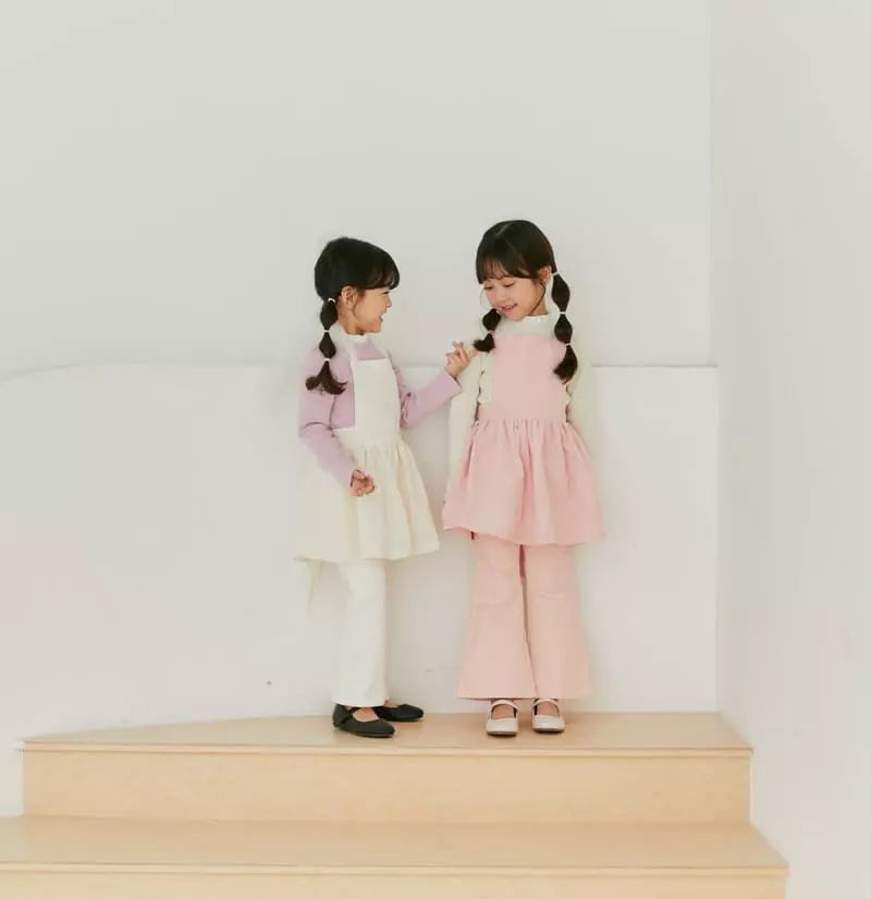 Ggomare - Korean Children Fashion - #kidsstore - Bootscut Pants with Mom