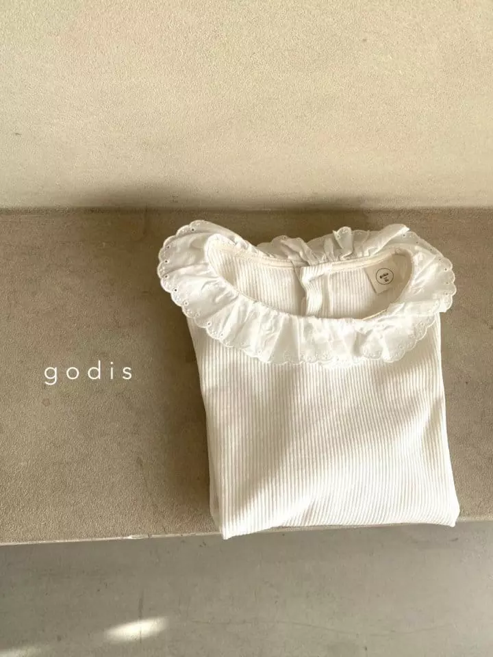 Godis - Korean Children Fashion - #prettylittlegirls - Lace Frill Tee - 11