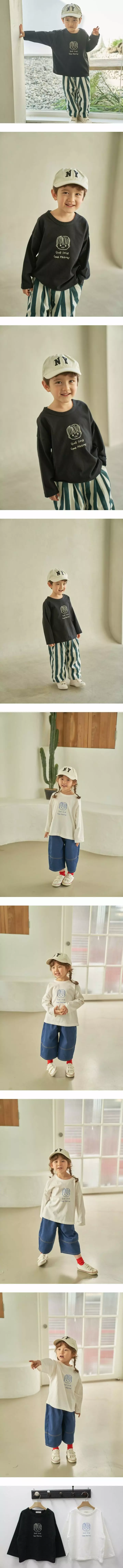 Green Tomato - Korean Children Fashion - #minifashionista - Face Tee