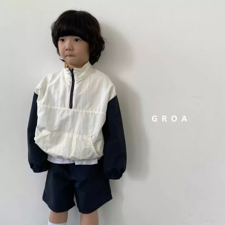 Groa - Korean Children Fashion - #discoveringself - Anorak Top Bottom Set - 3