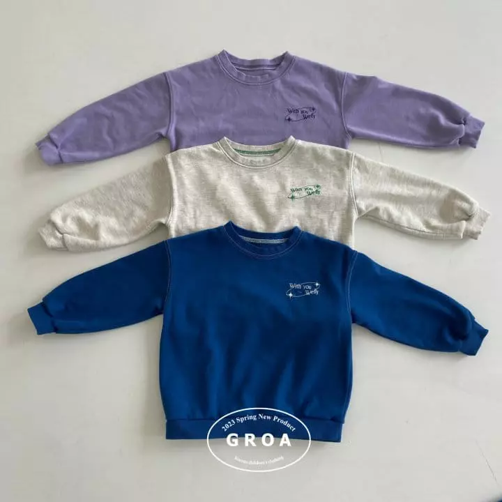 Groa - Korean Children Fashion - #fashionkids - Stitch Top Bottom Set - 2