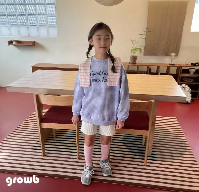 Grow B - Korean Children Fashion - #kidsshorts - Time Sweatshirt - 5
