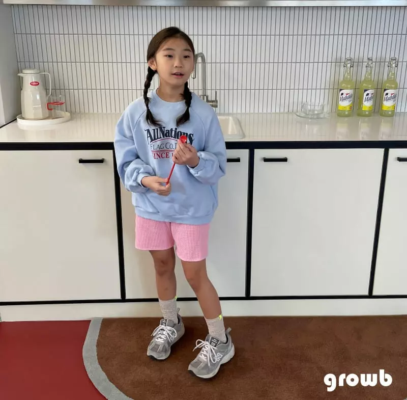 Grow B - Korean Children Fashion - #minifashionista - Brand Sweatshirt - 4