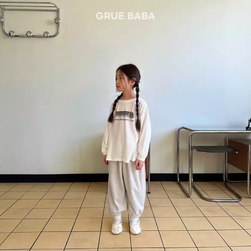 Grue Baba - Korean Children Fashion - #prettylittlegirls - Terry Pants - 10