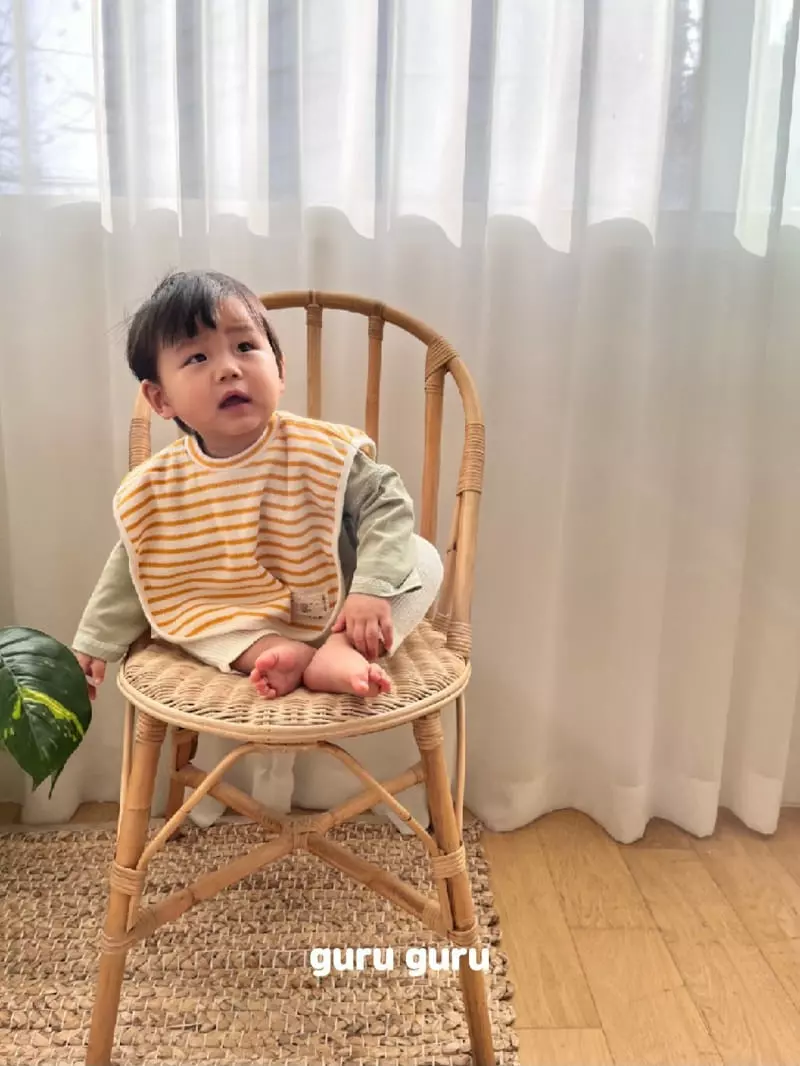 Guru Guru - Korean Baby Fashion - #babyoutfit - Retro Bib - 2