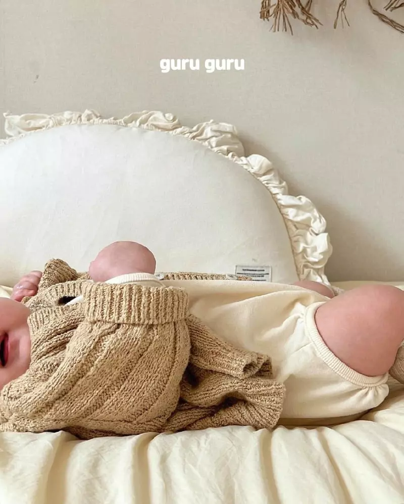 Guru Guru - Korean Baby Fashion - #onlinebabyshop - Pop Corn Cardigan - 2