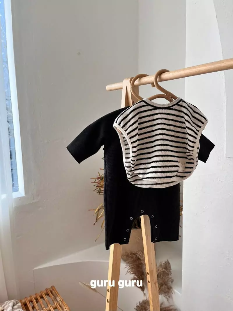 Guru Guru - Korean Baby Fashion - #onlinebabyshop - Bread Dduk Bodysuit