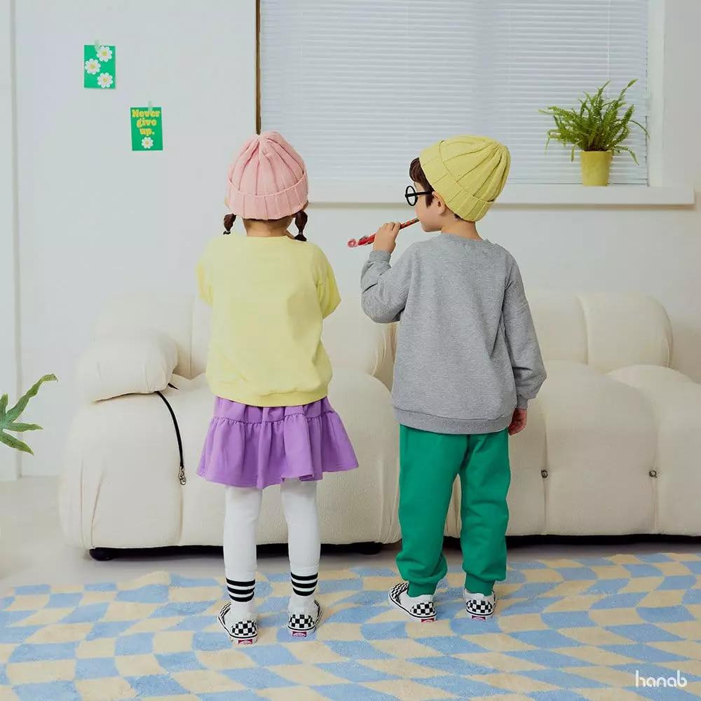 Hanab - Korean Children Fashion - #Kfashion4kids - University Top Bottom Set